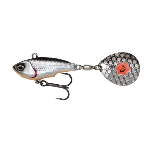 SG FAT TAIL SPIN 6.5cm 16g Dirty Silver
