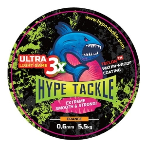 Hype Tackle ULG 3X Oranje 0.05mm 3.1kg 100m