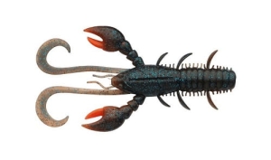 Pulse Realistic Craw Hollow Dark Cray UV 10cm 6pc