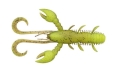Pulse Realistic Craw Hollow Brown Chartreuse.1.jpg