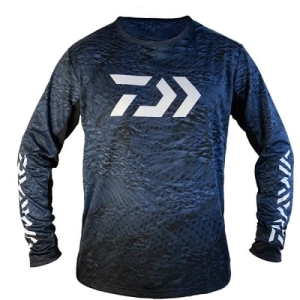 Daiwa T-shirt D-Vec Sunp LS Overhemd Navy S