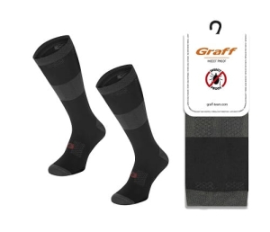 Graff Anti-insect sokken 058 zwart Maat 43-46