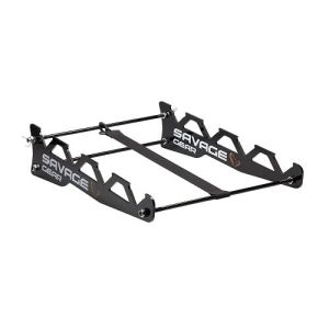 BELLY BOAT ROD STATION BLACK 4 RODS