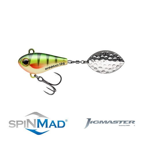 Spinmad Wirujący Ogonek Jigmaster 12g Real Perch.jpg