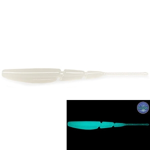 FISHUP Aji Triple Stick 1.9" (10pc.), #401 - White Glow