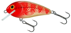 Salmo Butcher 5cm 5g Golden Red Head FL
