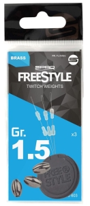 SPRO Freestyle Twitch Gewichtenset 1.5g 3pc