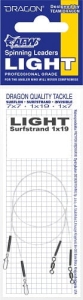 Dragon 1x19 Surfstrand leader 5kg Light 30cm 2pc