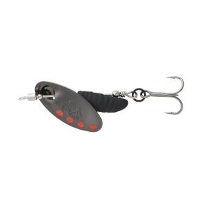 GRUB SPINNERS #0 2.2G SINKING BLACK RED BLACK