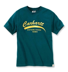 Carhartt Heavyweight T-shirt Night Blue  Heather S