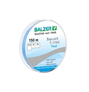 Balzer Iron Line Trout Blue 150m 0.06mm Braid