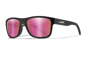 Wiley X OVATION Capt Pol Roségoud Spiegel Mat Black