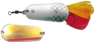 DAM Effzett Weedless Lepel 16g/Zilver/Goud