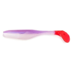 Bass Assassin Walleye Turbo Shad 10cm Albino Vuurstaart 10st