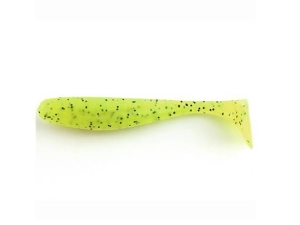 FishUP Wizzle Shad 5,5cm #055 Chartreuse Black 10pc