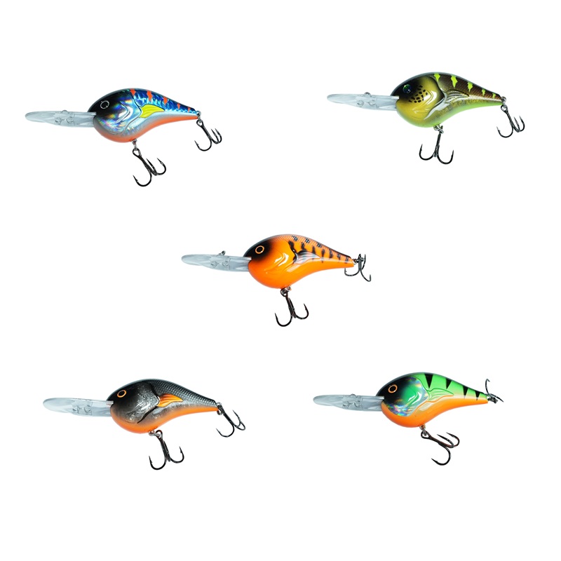 Set van 5 Kraken Deep Seeker Pluggen (7,5cm, 24g, Duikdiepte 7m)