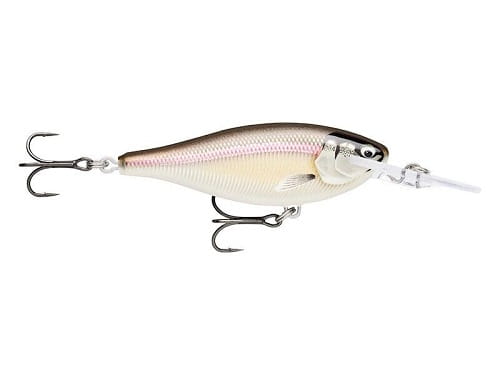 Wobbler Rapala Shad Rap ELITE 7,5cm/12g – Chartreuse Dorée UV – Leurre Coulant